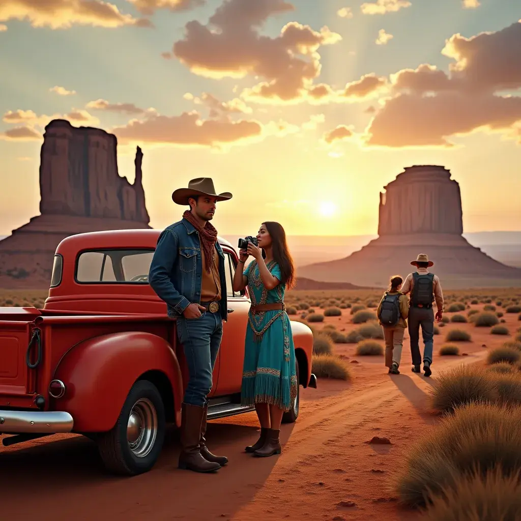 Ночной небосвод с множеством звезд над пустынным ландшафтом